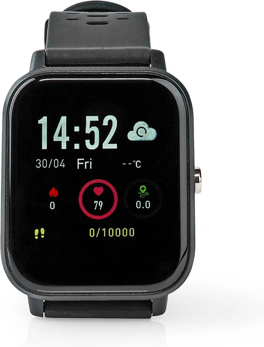 Nedis SmartLife Horloge 1.4" - 120 uur - Zwart
