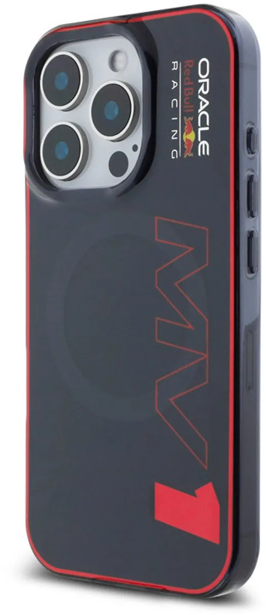 Red Bull Racing iPhone 16 Pro Hoesje - Double Layer - Navy/Red