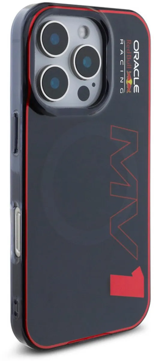 Red Bull Racing iPhone 16 Pro Hoesje - Double Layer - Navy/Red