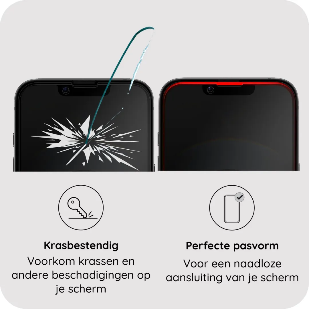 Just in Case Privacy Screenprotector iPhone 17e/16e - Anti-Spy Glas