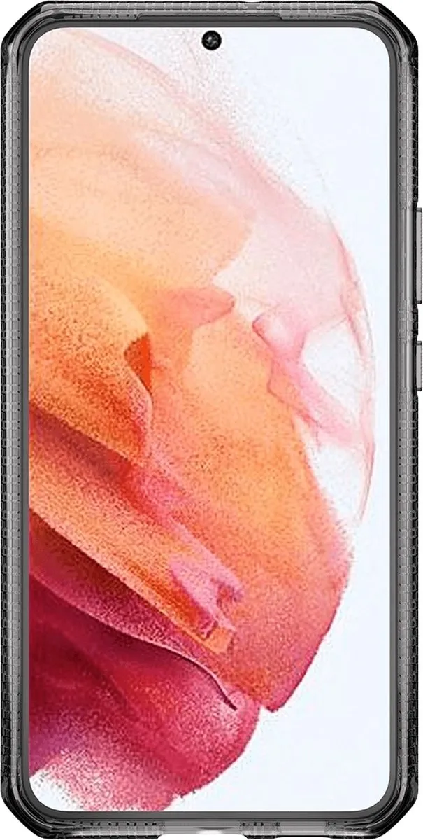 Itskins Spectrum Clear Samsung Galaxy S22 Hoesje - Zwart/Transparant