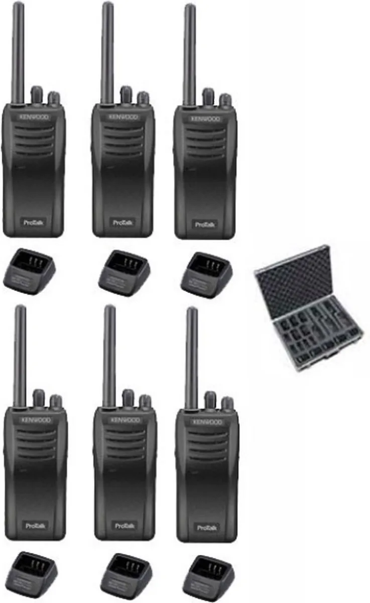 Kenwood TK-3501 PMR446 Set 6 Stuks