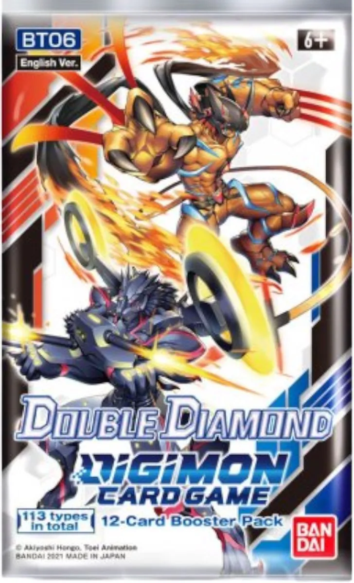 Bandai Namco Digimon Card Game Double Diamond BT06 - 24 Packs