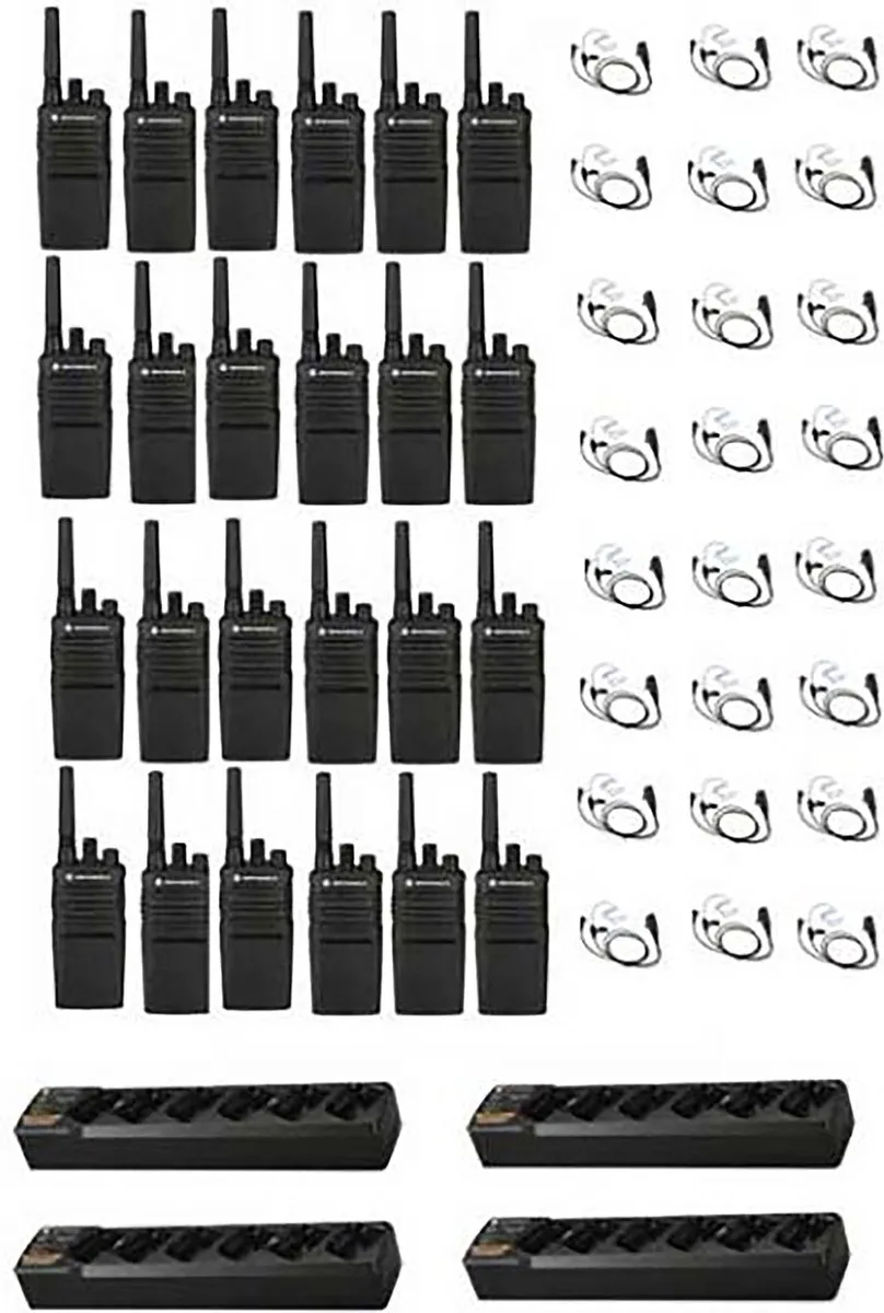 Motorola XT420 Portofoons - 24 Stuks (12x2) - Zwart