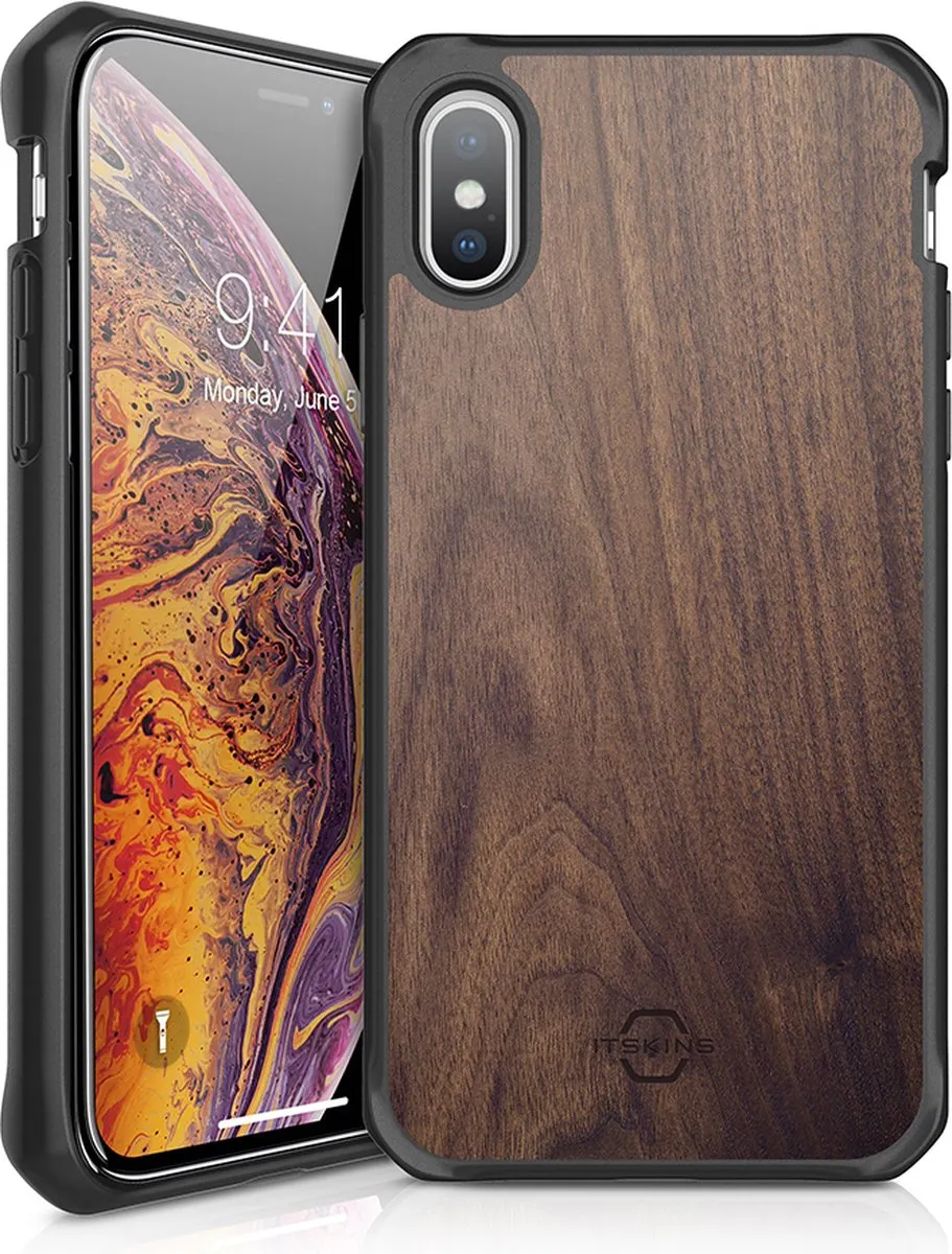 Itskins HybridFusion APXP-HYBFS-WOG1 iPhone XS Max Hoesje