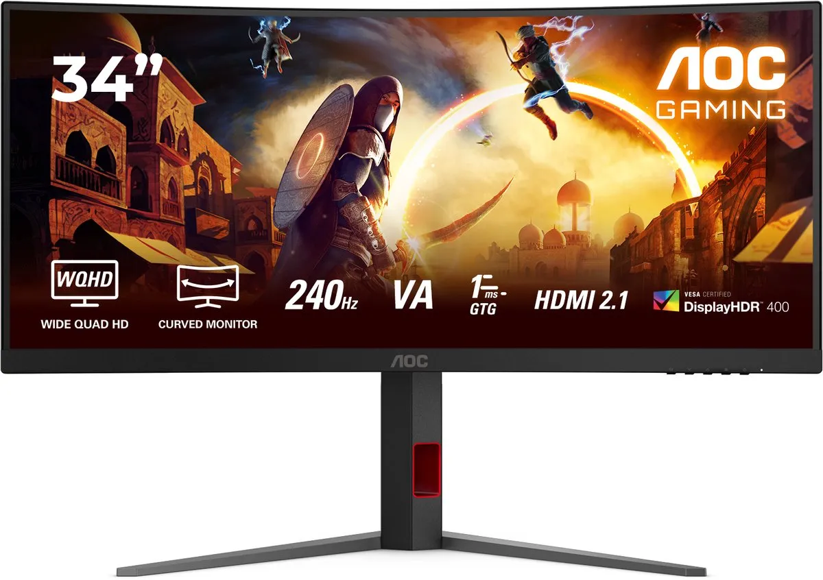 AOC G4 CU34G4Z Ultrawide Gaming Monitor 34" - 240Hz