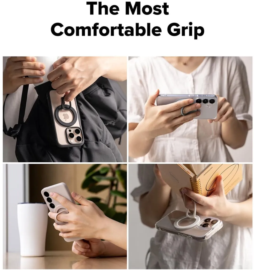 Ringke Magnetische Ringhouder - MagSafe Compatibel - Zwart