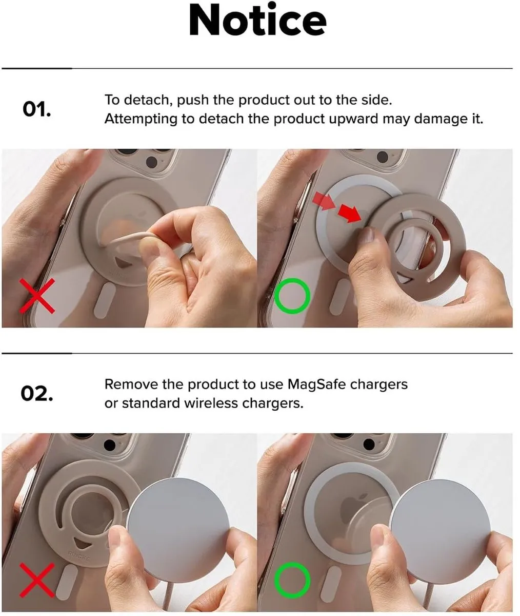 Ringke Magnetische Ringhouder - MagSafe Compatibel - Zwart