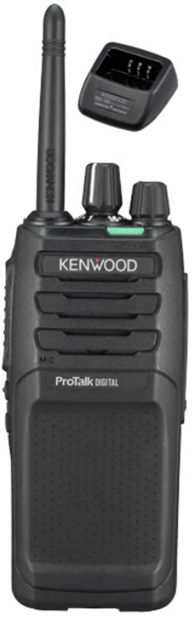Kenwood TK-3701D Digitale PMR446 Portofoon - 48 Kanalen - Zwart