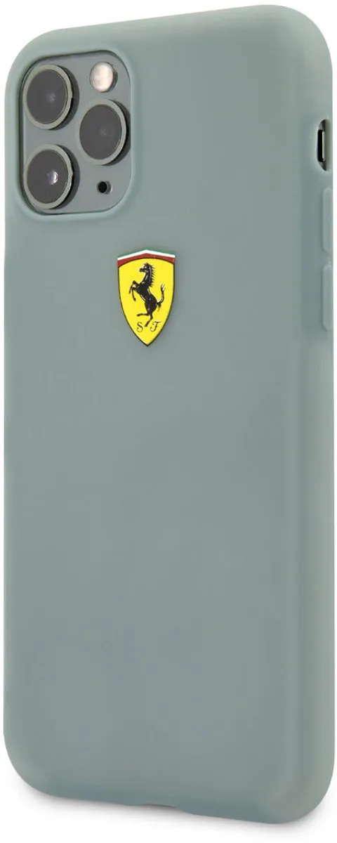Ferrari Back Cover Silicone iPhone 11 Pro - Groene kleur