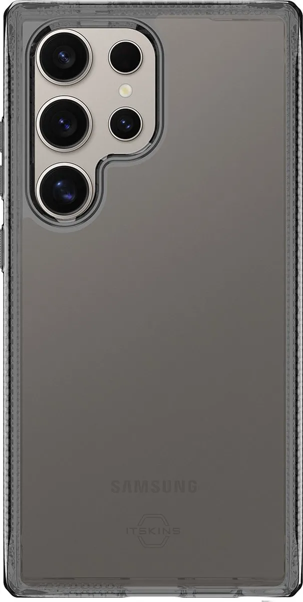 Itskins Galaxy S24 Ultra Hoesje - Zwart - SGGB-SPECM-SMOK
