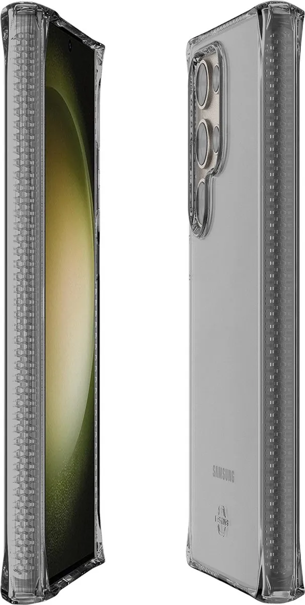 Itskins Galaxy S24 Ultra Hoesje - Zwart - SGGB-SPECM-SMOK
