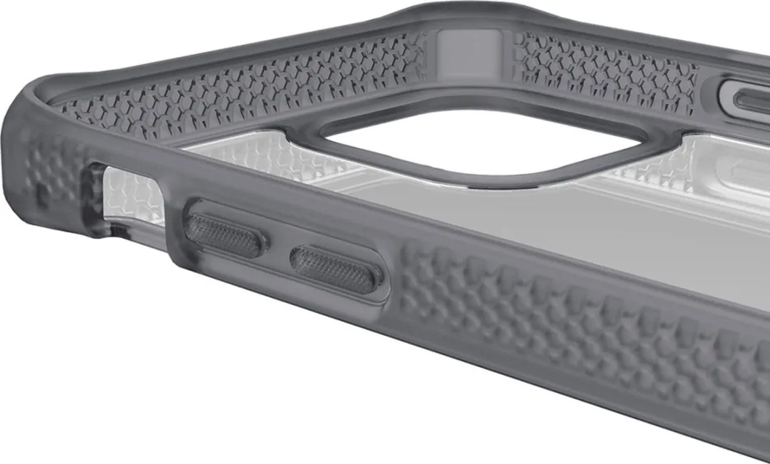 Itskins HybridFrost Hoesje iPhone 12 Mini - Zwart AP2G-HYBMK-BKTR
