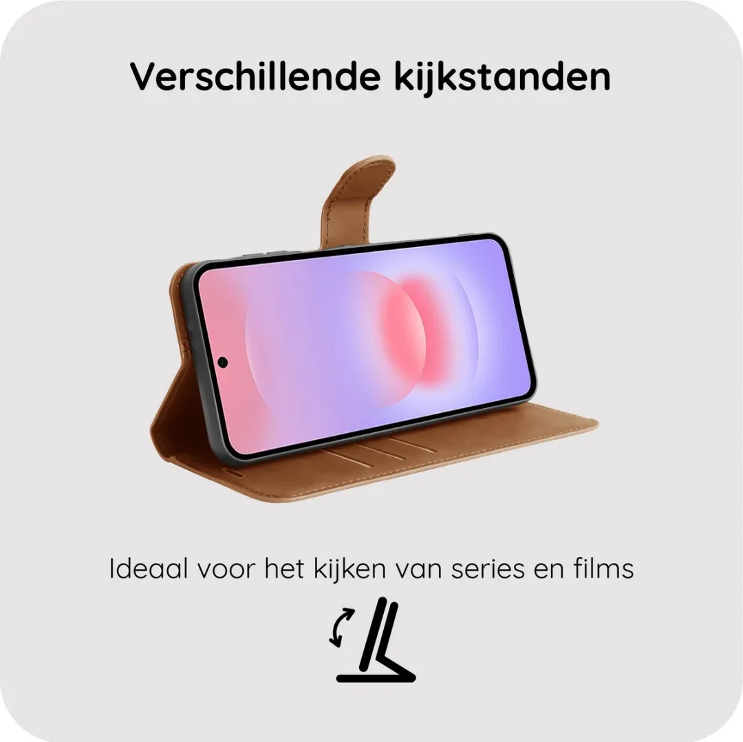 Just in Case Samsung Galaxy A37 Hoesje MSA2870PW4 - 4 Pasjes - Bruin