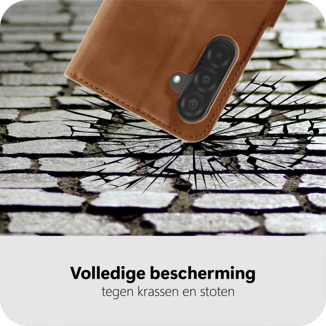 Just in Case Samsung Galaxy A37 Hoesje MSA2870PW4 - 4 Pasjes - Bruin
