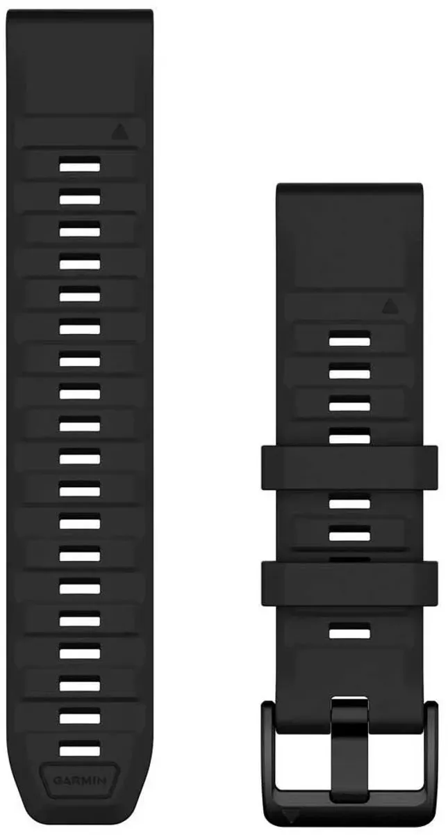 Garmin Quickfit 22 Silicone Riem - 22mm - M - Zwart