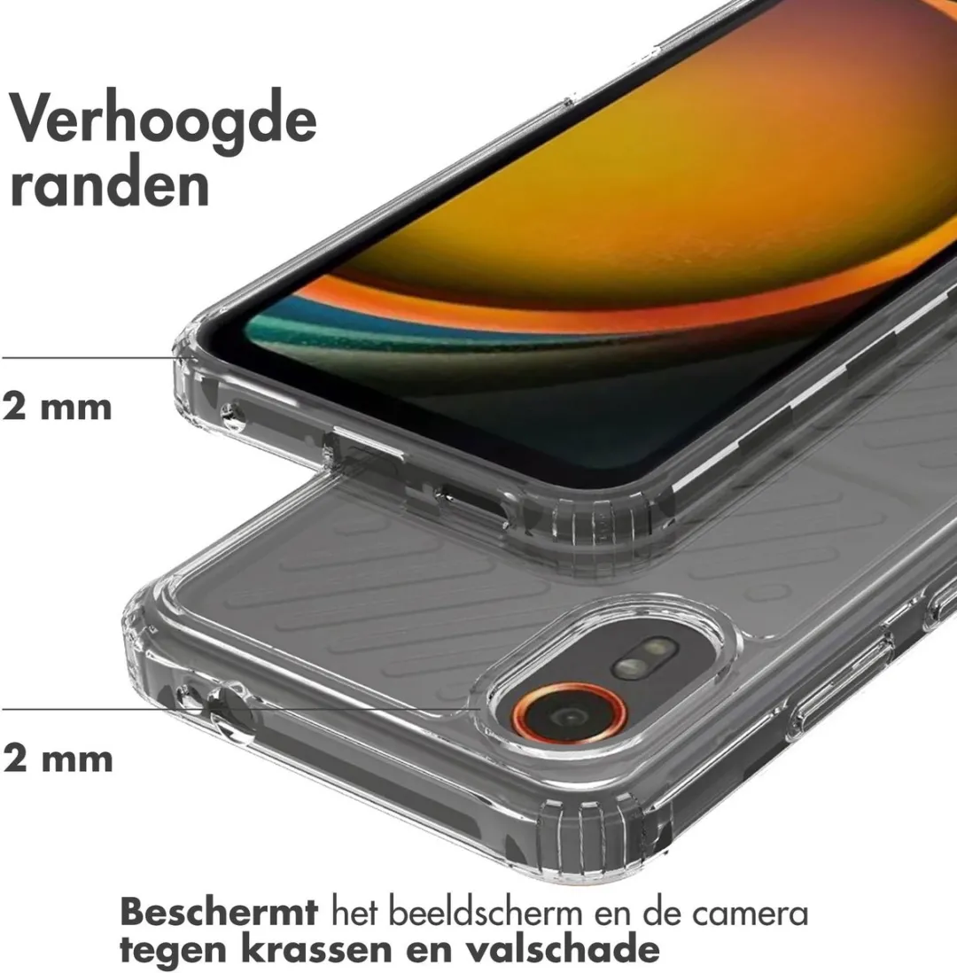 Accezz Xtreme Impact Backcover 2.0 - Samsung Galaxy Xcover 7 - Transparant
