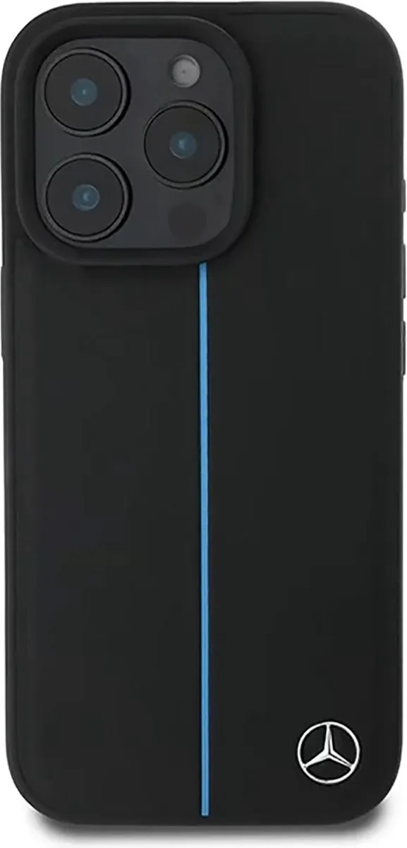 Mercedes-Benz Backcase Hoesje iPhone 16 Pro - Zwart