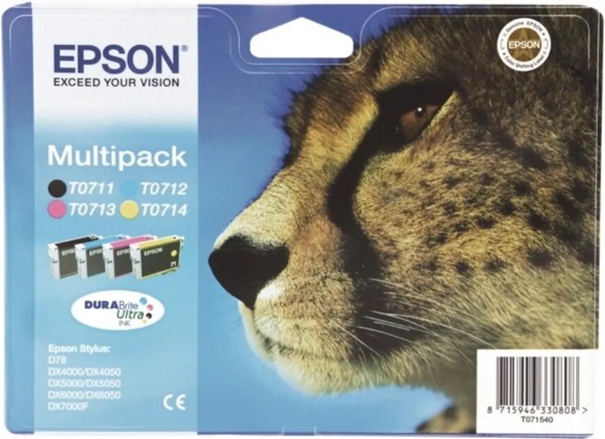 Epson T0715 Inktcartridge Multicolor - 245 pagina's