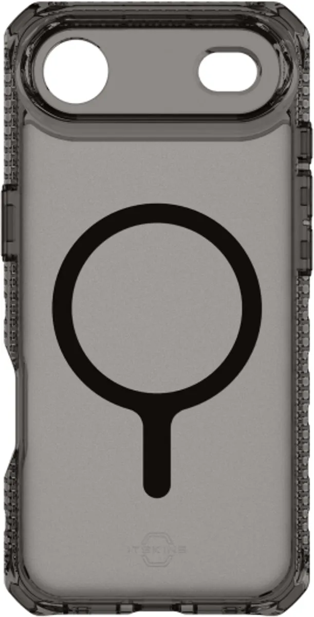 ITSKINS Level 2 HybridMagFrost R iPhone Air MagSafe Hoesje - Zwart AP7R-HMFRT-BLCK
