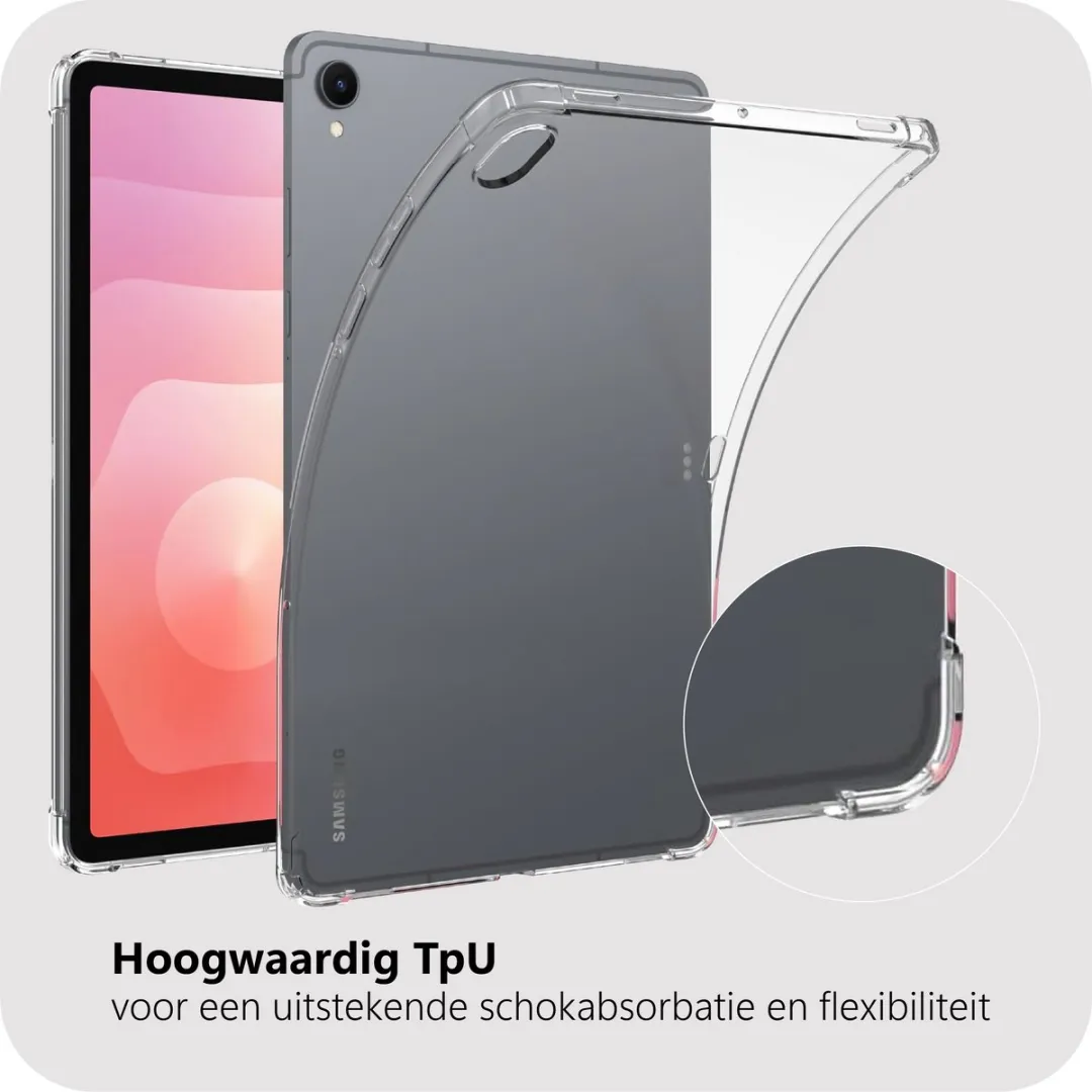 Just in Case TSA2809KL0 Siliconen Hoes - Samsung Galaxy Tab S11 - Transparant