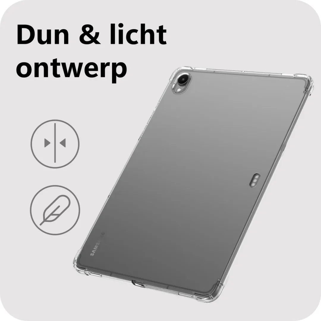 Just in Case TSA2809KL0 Siliconen Hoes - Samsung Galaxy Tab S11 - Transparant