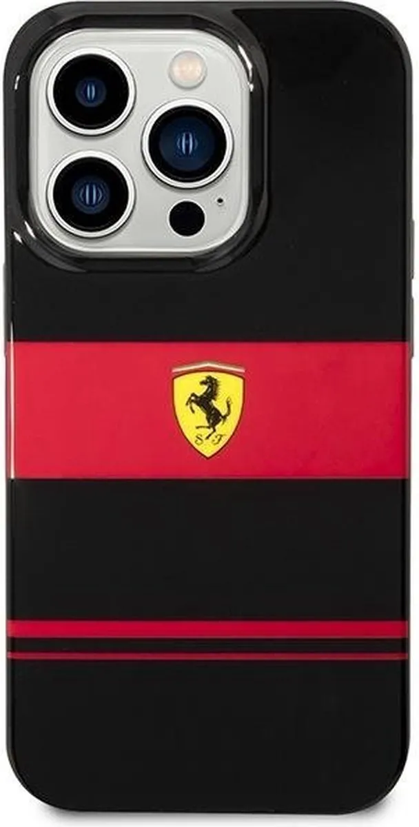 Ferrari iPhone 14 Pro Hardcase - Zwart - MagSafe