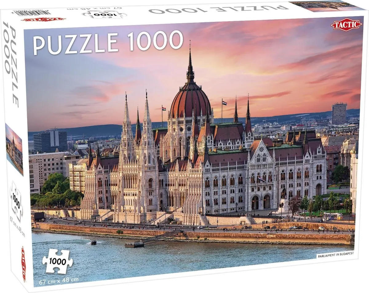 Tactic Parliament in Budapest Puzzel 1000 Stukjes