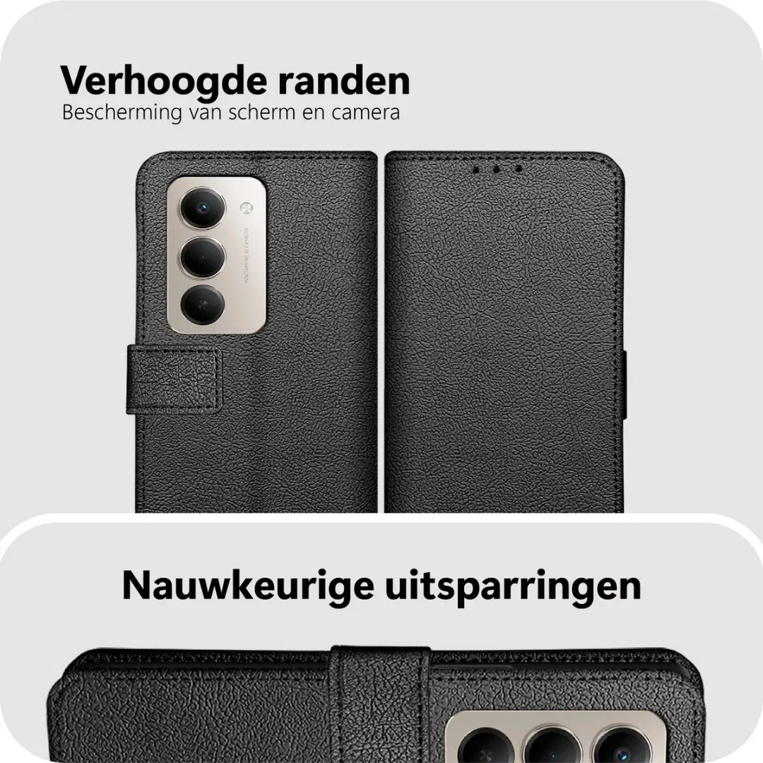 Just in Case Bookcase Classic Hoesje Xiaomi Redmi 15 MXM2820CW1 - Zwart