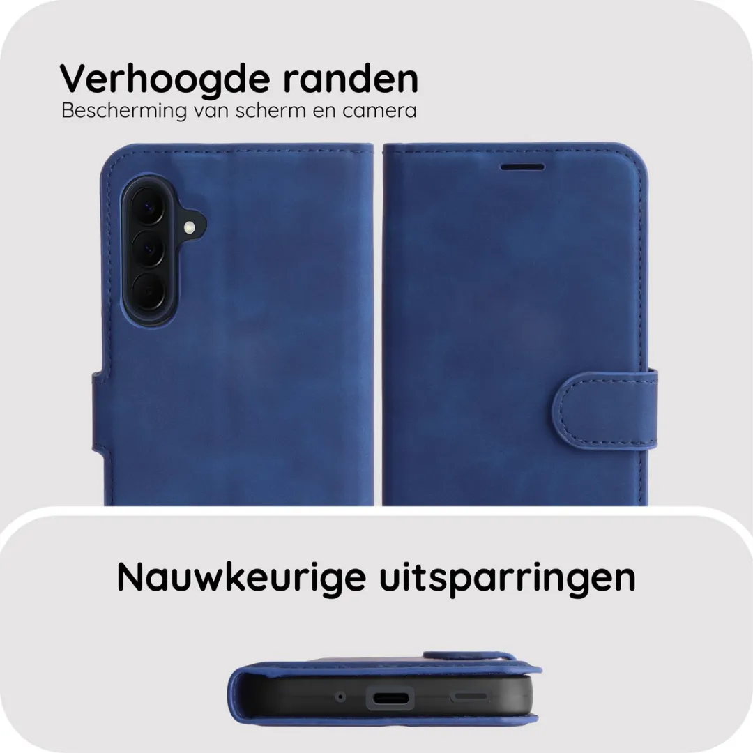 Just in Case Samsung Galaxy A57 Hoesje MSA2871PW7 - Blauw - 4 Pasjes