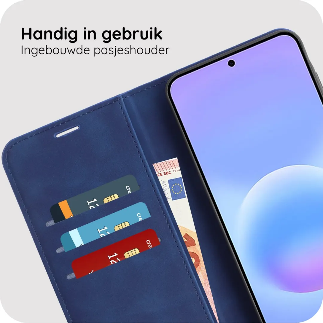 Just in Case Samsung Galaxy A57 Hoesje MSA2871PW7 - Blauw - 4 Pasjes