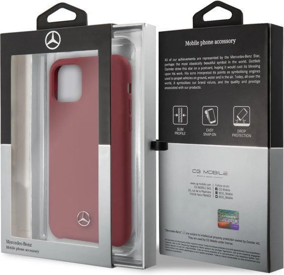 Mercedes-Benz iPhone 11 Pro Backcover - Rood - afbeelding 4 van 4