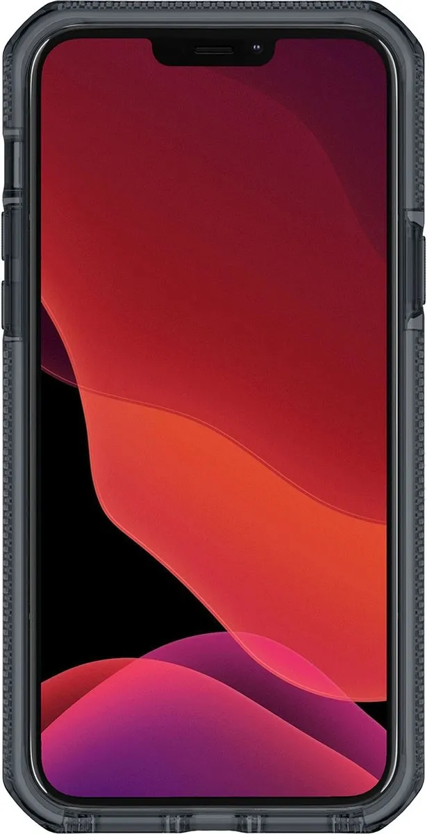 Itskins Supreme Clear Cover iPhone 12 Pro Max AP4P-SUPIC-SMTR - Zwart/Transparant
