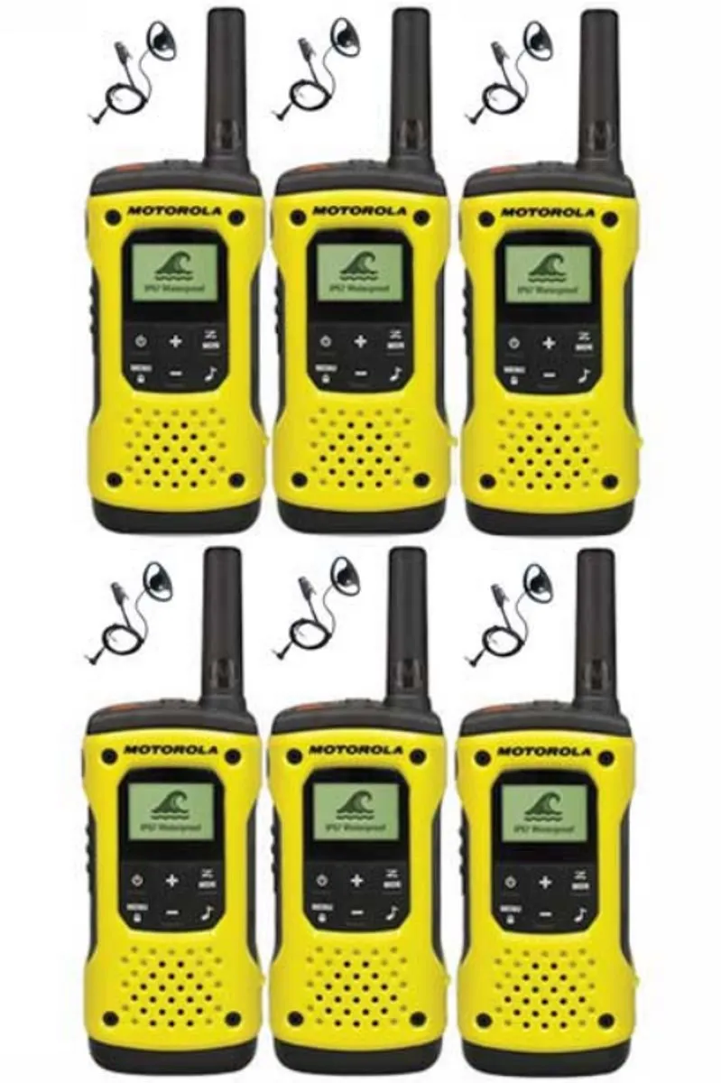 Motorola TLKR T92 H2O Portofoons - 6 Stuks - Geel