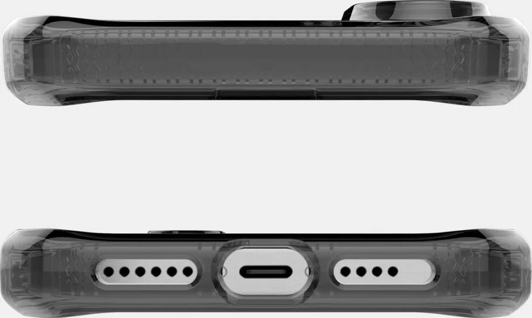 ITSKINS iPhone 16 Hoesje Level 2 SpectrumClear Smoke - Zwart