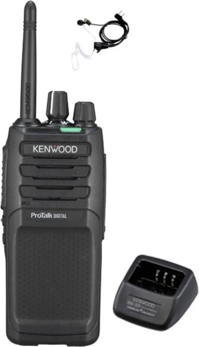 Kenwood TK-3701D Digitale PMR446 Portofoon - 48 Kanalen - Zwart
