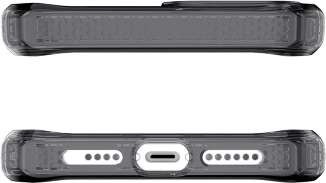 Itskins Spectrum Clear iPhone 13 Mini Hoesje - AP2N-SPECM-SMOK - Transparant/Zwart