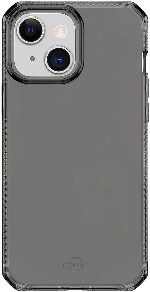 Itskins Spectrum Clear iPhone 13 Mini Hoesje - AP2N-SPECM-SMOK - Transparant/Zwart