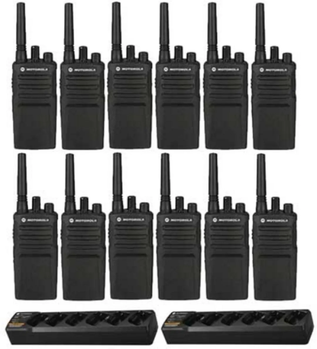 Motorola XT420 Portofoons Set - 12 Stuks - Zwart - afbeelding 6 van 6