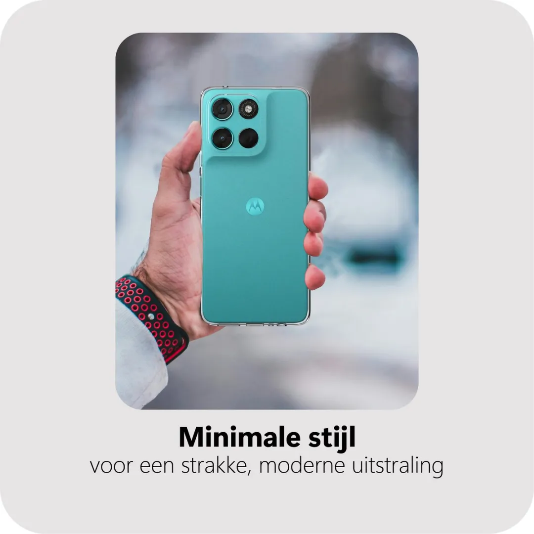 Just in Case Moto G57/G67 Power Siliconen Hoesje - Transparant MMT2865KL0