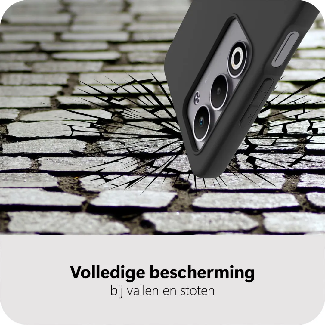 Just in Case Oppo A5M Hoesje Siliconen MOO2803KL1 - Zwart - afbeelding 6 van 6