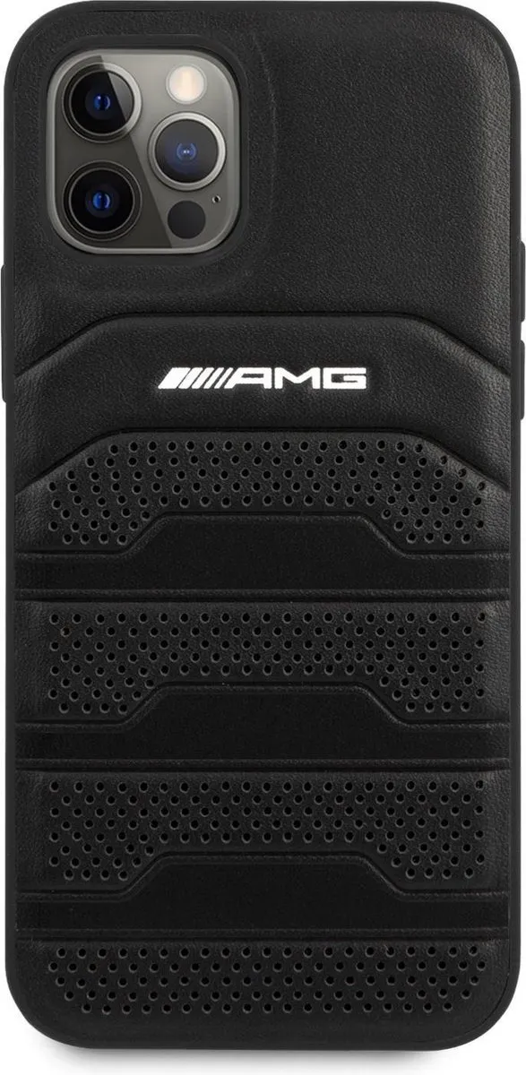 Mercedes-Benz iPhone 12 Pro Max Hoesje - Effen Zwart
