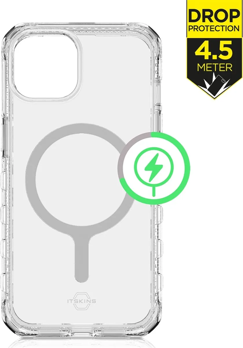 Itskins Supreme R AP4R-MGCLR-TRPR iPhone 14 Plus Hoesje - MagSafe - Transparant