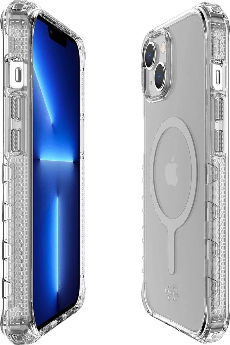 Itskins Supreme R AP4R-MGCLR-TRPR iPhone 14 Plus Hoesje - MagSafe - Transparant
