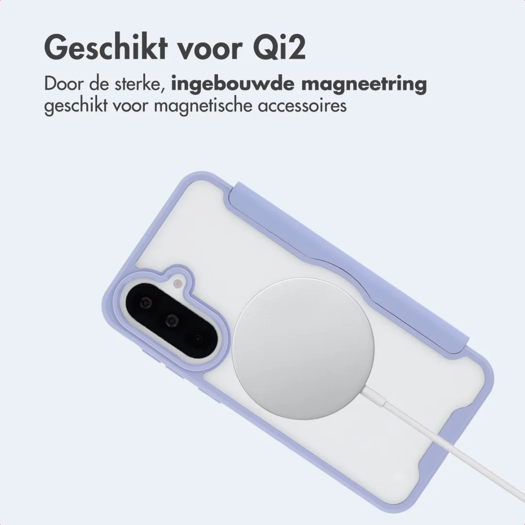Imoshion Hoesje Samsung Galaxy A37 5G - Transparant Paars - MagSafe