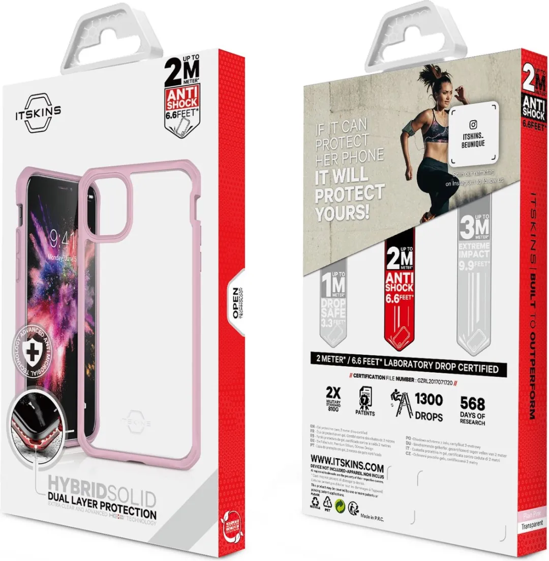 Itskins HybridSolid SGSL-HYBSO-PKTR Hoesje - Roze