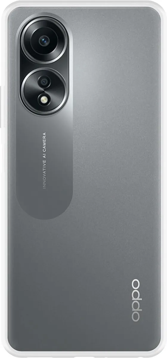 Just in Case Oppo A58 Siliconen Hoesje - Transparant - MPN 8444110 - afbeelding 3 van 6