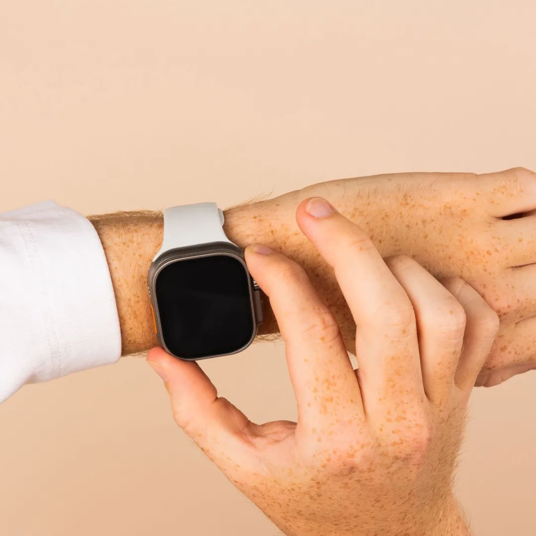 Imoshion Siliconen Bandje Apple Watch 44-49mm - Sterrenlicht