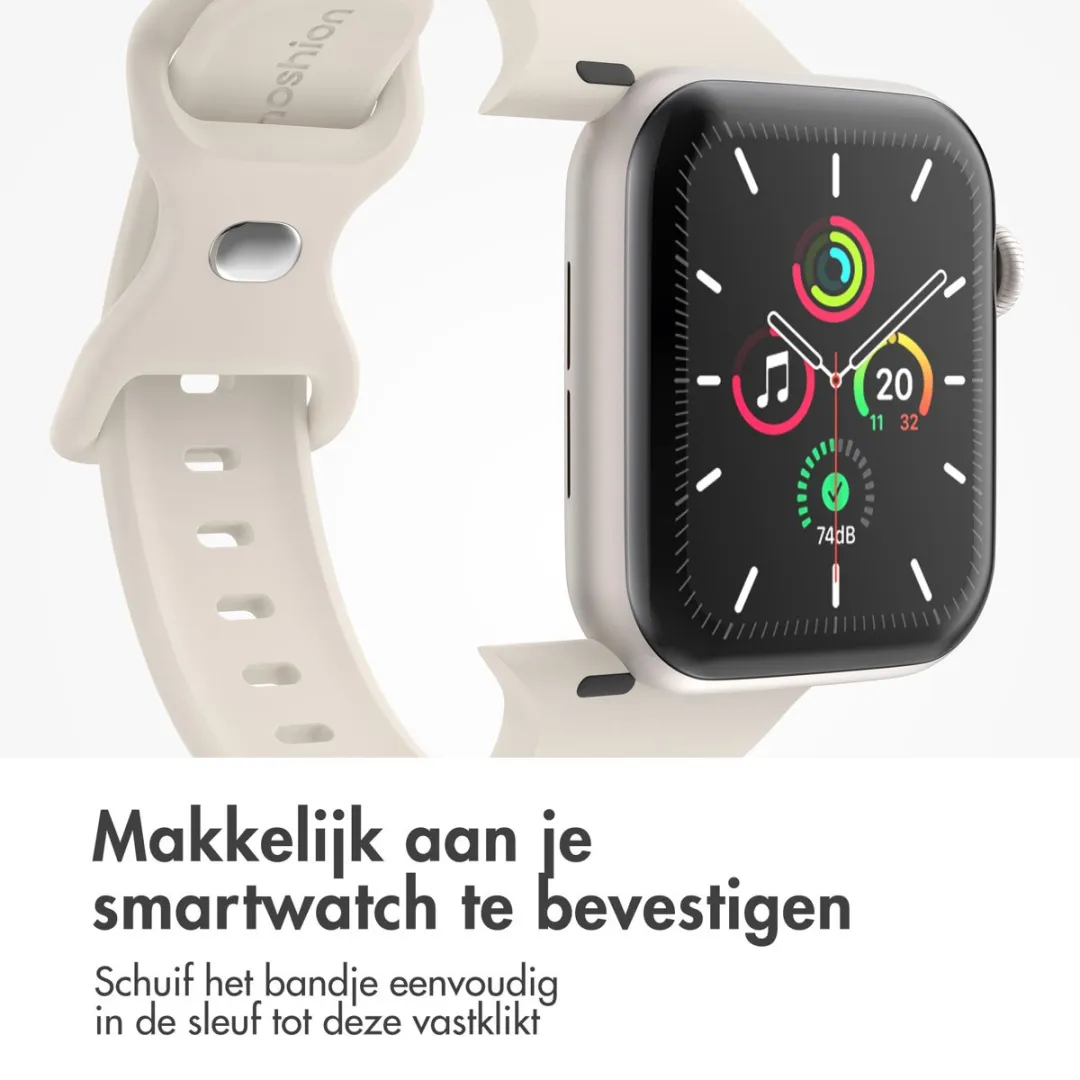 Imoshion Siliconen Bandje Apple Watch 44-49mm - Sterrenlicht