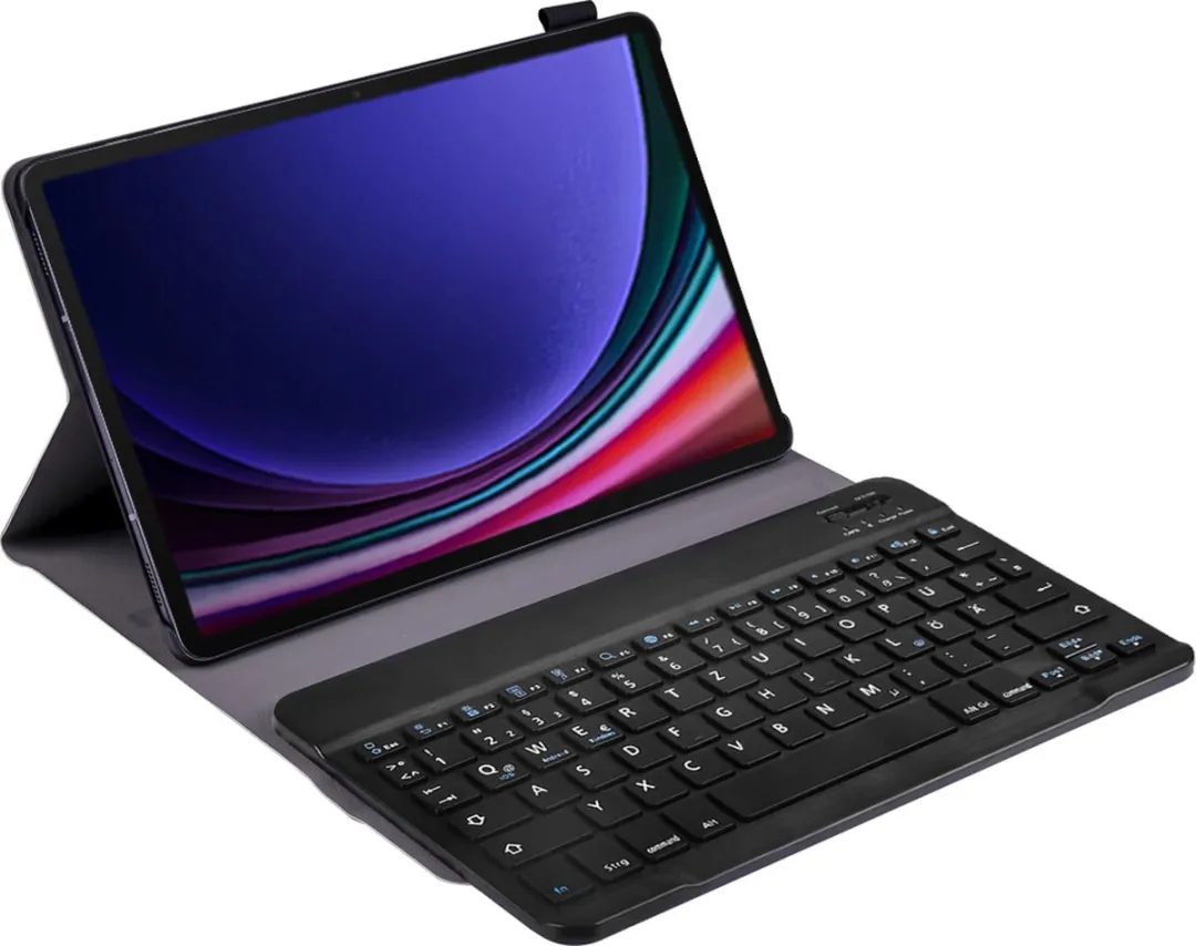 Just in Case QWERTZ Bluetooth Keyboard Case S10 FE/S9/S10 Lite - Zwart